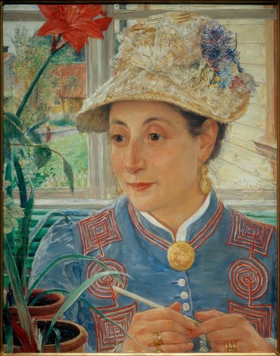 Retrato de Jeanette Rubenson de Ernst Josephson